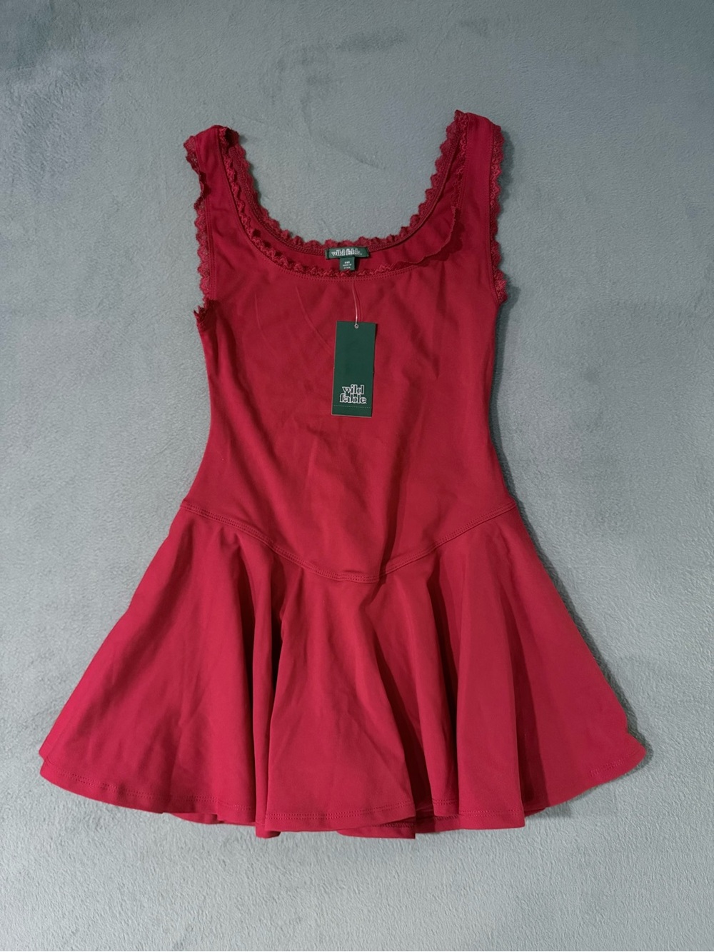wild fable - Red Scoop Neck Active Dress
